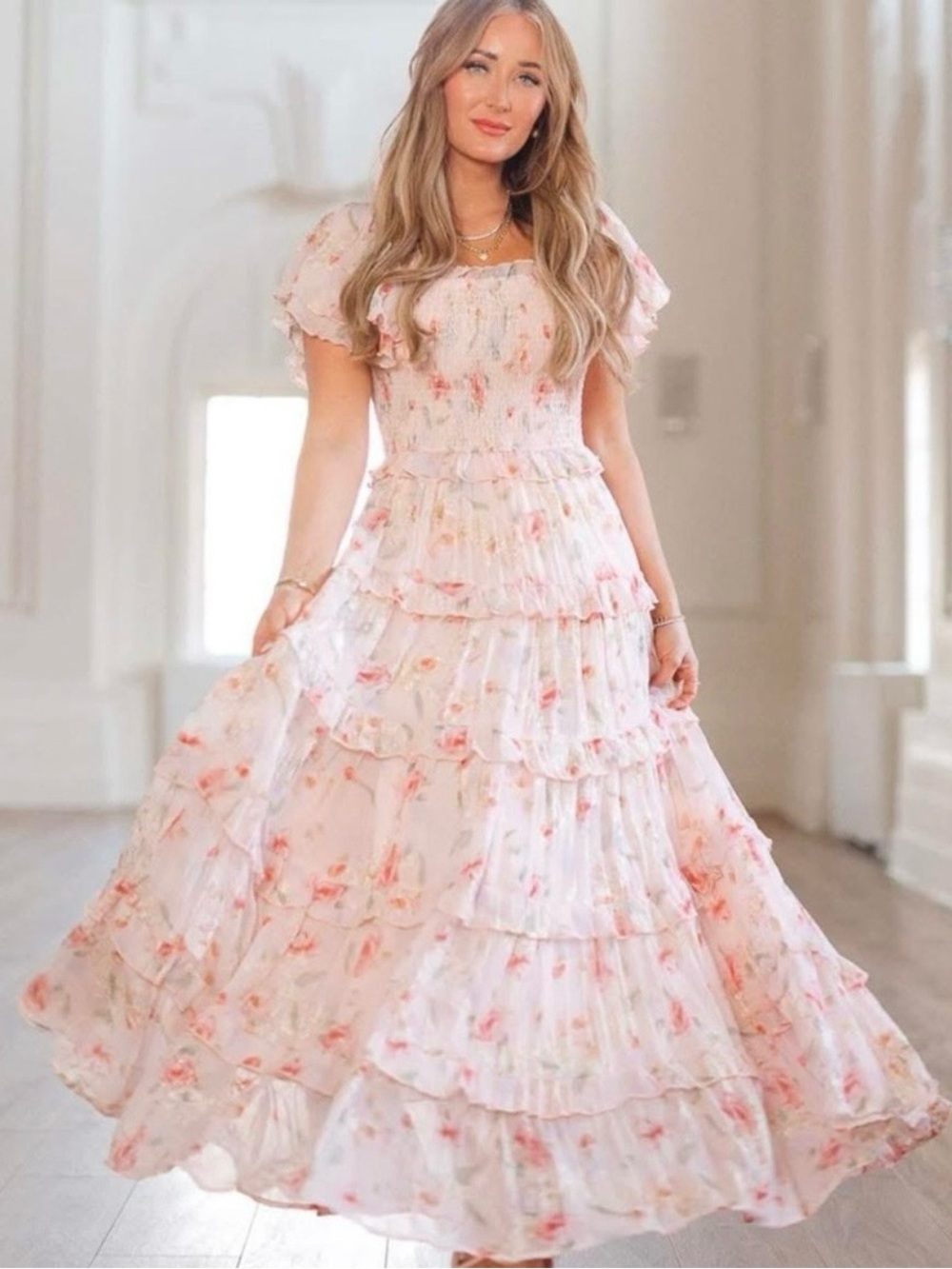 Ivy City Co Winnie Maxi Dress in Pink